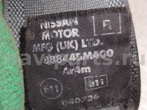 Ремень безопасности задний правый Nissan Almera N16, арт. 165819, фото 4