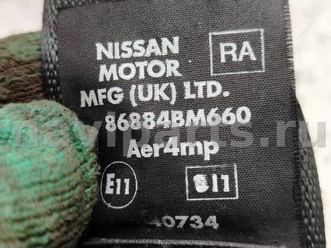 Ремень безопасности передний правый Nissan Almera N16, арт. 165821, фото 4