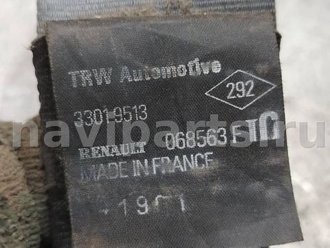 Ремень безопасности передний левый Renault Clio, OEM 068563f, арт. 173496, фото 4