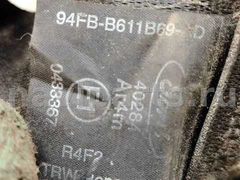 Ремень безопасности задний левый Ford Fiesta, OEM 94fbb611b69ad, арт. 174312, фото 4