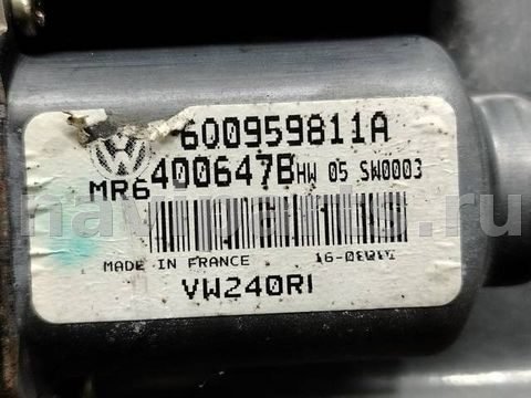 Стеклоподъёмник электрический задний левый Volkswagen Polo, OEM 6q4839401b, арт. 176225, фото 3