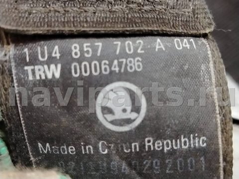 Ремень безопасности передний правый Skoda Octavia Tour, OEM 1u4857702а, арт. 184037, фото 5