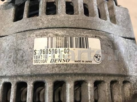 Генератор BMW X1 E84, 2011 г., OEM 12317605061, арт. 27089, фото 5
