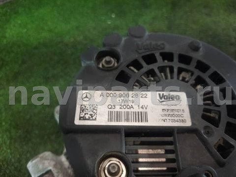 Генератор Mercedes Vito W447, 2017 г., OEM A0009062822, арт. 39037, фото 9