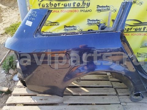Крыло заднее правое Audi A6 C5 4B рестайлинг, 2001 г., арт. 44810