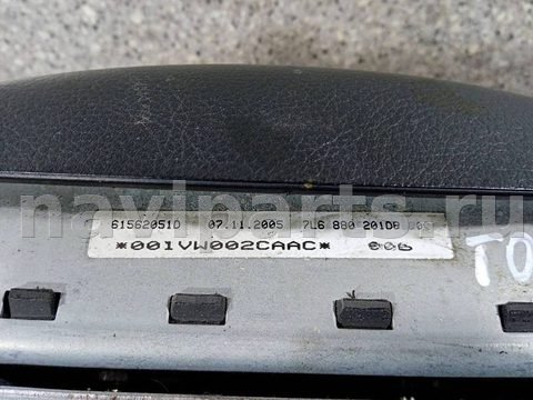 Подушка безопасности водителя Volkswagen Touareg, OEM 7L6880201DB, арт. 46023035177, фото 4