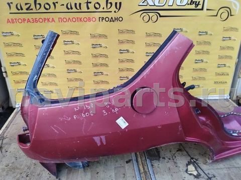 Крыло заднее правое Peugeot 306, 1993 г., арт. 52090