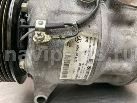 Компрессор кондиционера Mercedes C W205, 2016 г., OEM A0008303902, арт. 64986, фото 4