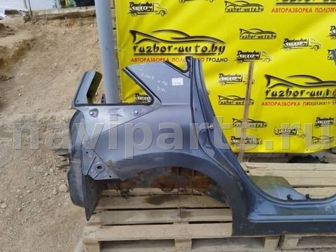 Крыло заднее правое Peugeot 207, 2006 г., арт. 70797