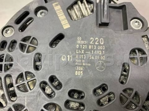 Генератор Mercedes CLK W209, 2007 г., OEM A0131540902, арт. 73920, фото 7