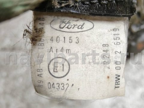 Ремень безопасности задний левый Ford Escort, арт. 84319, фото 4
