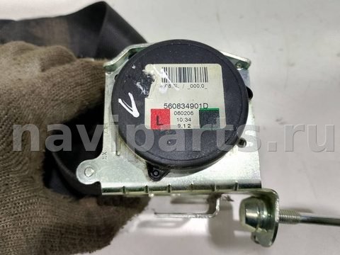 Ремень безопасности передний левый Opel Zafira B, арт. 93549848, фото 2