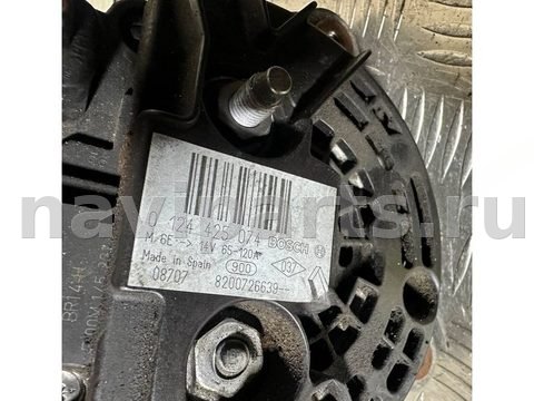 Генератор Renault Megane, 2007 г., OEM 8200726639, арт. B1727638, фото 3