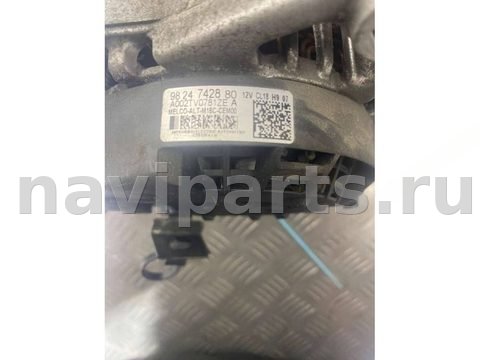 Генератор Fiat Ducato, 2022 г., OEM 9824742880, арт. B49687_3