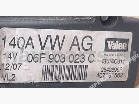 Генератор Skoda Yeti, 2008 г., OEM 06F903023C, арт. TR61_20