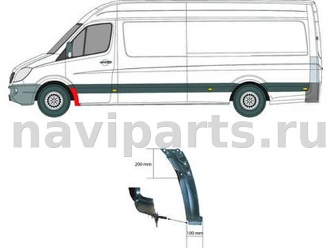 Новое Mercedes Sprinter, 2012 г., арт. 00-00362772