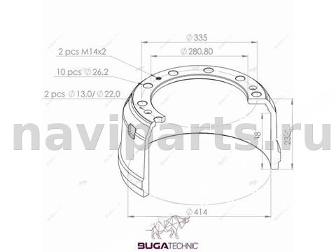 Новое Renault Kerax, 1997 г., OEM 5010260663, арт. A843913, фото 9