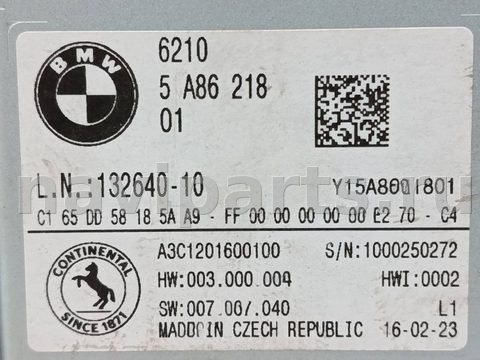 Блок мультимедиа BMW 3 G20/G21, 2023 г., OEM 62105A86218, арт. 018669, фото 3