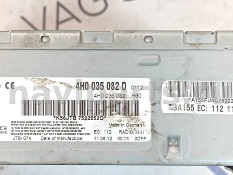 Блок мультимедиа Audi A8 D4 (S8), 2012 г., OEM 4H0035082D, арт. 10058_2, фото 6
