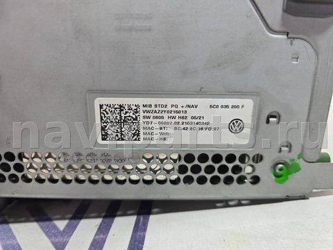 Блок мультимедиа Volkswagen Passat USA, 2022 г., OEM 5C0035200F, арт. 11027_3, фото 7