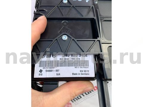 Блок мультимедиа Volkswagen Passat B7, 2013 г., OEM 5N0035341F, арт. 112566185, фото 2