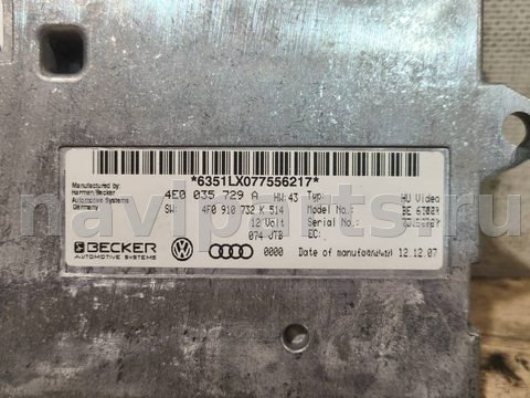 Блок мультимедиа Audi A6 C6 (S6,RS6), 2007 г., OEM 4E0035729, арт. 115446518, фото 5