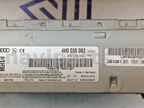 Блок мультимедиа Audi A8 D4 (S8), 2012 г., OEM 4H0035082, арт. 12091_2, фото 6