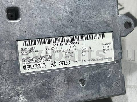 Блок мультимедиа Audi A6 C6 (S6,RS6), 2009 г., OEM 4E0035729A, арт. 127695161, фото 5