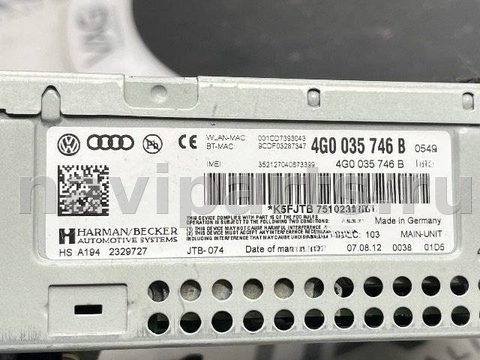 Блок мультимедиа Audi A6 C7 (S6,RS6), 2013 г., OEM 4G0035746B, арт. 147140351, фото 15
