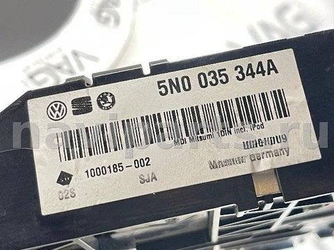 Блок мультимедиа Volkswagen Passat CC, 2010 г., OEM 5N0035344A, арт. 148775568, фото 9