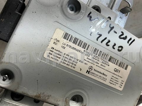 Блок мультимедиа Mercedes ML W164, 2011 г., OEM A2049005704, арт. 155-1, фото 2