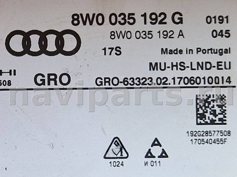 Блок мультимедиа Audi A4 B9, 2017 г., OEM 8W0035192G, арт. 18270, фото 5