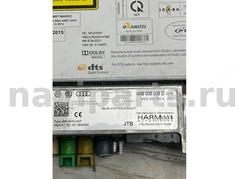 Блок мультимедиа Audi Q7 4M, 2017 г., OEM 4M0035035D, арт. 31123, фото 5