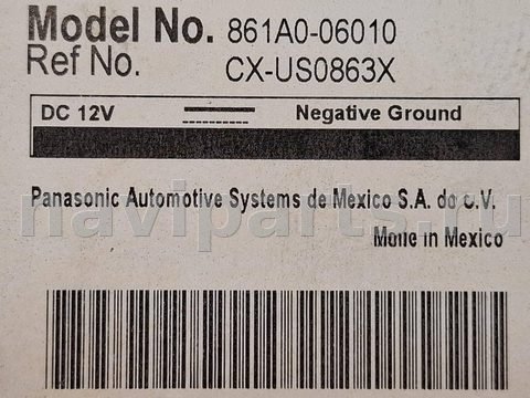 Блок мультимедиа Toyota Camry, 2011 г., OEM 861A006010, арт. 331149, фото 3