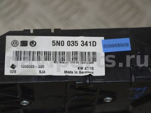 Блок мультимедиа Volkswagen Scirocco, 2010 г., OEM 5N0035342C, арт. 509968909, фото 3