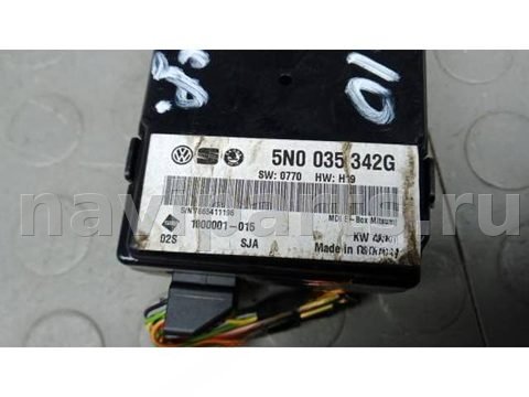 Блок мультимедиа Skoda Rapid, 2014 г., OEM 5n0035342g, арт. 5BG10XM01, фото 2