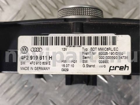 Блок мультимедиа Audi A6 C6 (S6,RS6), 2010 г., OEM 4F2919611H, арт. 62084954, фото 3