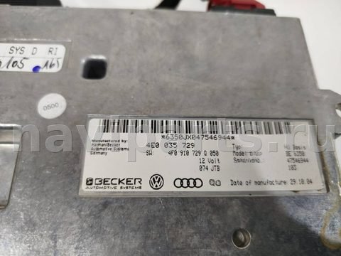 Блок мультимедиа Audi A6 C6 (S6,RS6), 2006 г., OEM 4E0035729, арт. 91383620, фото 3