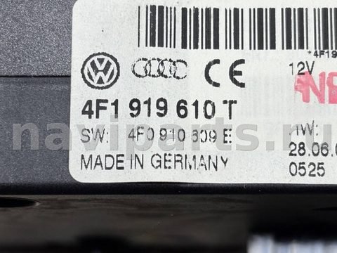 Блок мультимедиа Audi A6 C6 (S6,RS6), 2005 г., OEM 4F1919610T, арт. 93017728, фото 8