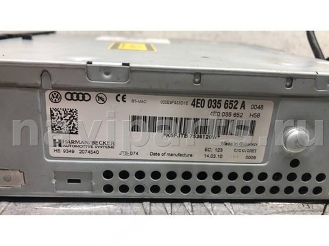 Блок мультимедиа Audi A6, 2010 г., OEM 4E0035652A, арт. 999593800140, фото 4