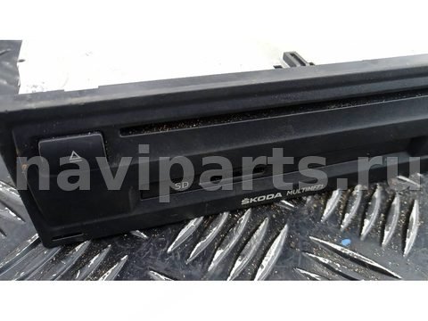 Блок мультимедиа Skoda Octavia A7, 2014 г., OEM 5E0035820A, арт. HUK19I401, фото 2