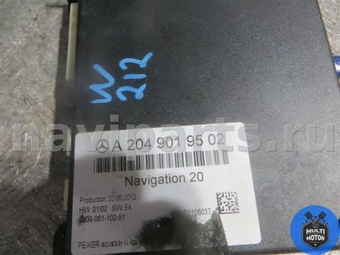 Блок навигации Mercedes E W212, 2011 г., OEM a2049019502, арт. 00089630, фото 2