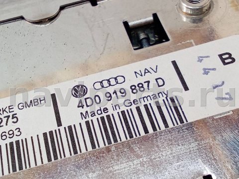 Блок навигации Audi A6 C5 (S6,RS6), 1999 г., OEM 4D0919887D, арт. 109027666, фото 11