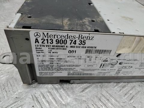 Блок навигации Mercedes E W213, 2021 г., OEM A2139007435, арт. 110842, фото 5
