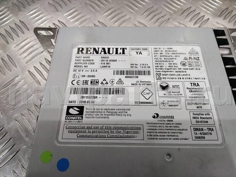 Блок навигации Renault Scenic, 2018 г., OEM 281150205R, арт. 119401, фото 2