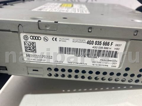 Блок навигации Audi A6, 2012 г., OEM 4G0035666H, арт. 15459, фото 9