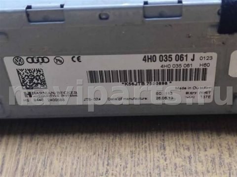 Блок навигации Audi A8 D4, 2013 г., OEM 4H0035061J, арт. 1647, фото 2