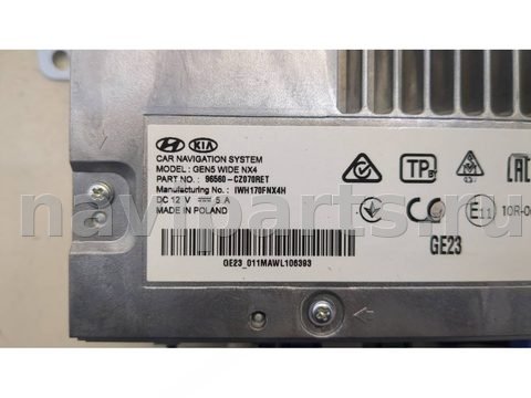 Блок навигации Hyundai Tucson, 2021 г., OEM 96560CZ070RE, арт. 20323889, фото 3