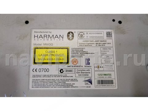 Блок навигации Audi A4 B8 рестайлинг, 2011 г., OEM 8R2035666G, арт. 20487993, фото 3