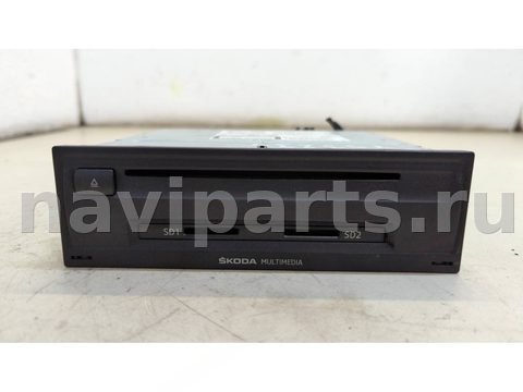 Блок навигации Skoda Octavia III, 2013 г., OEM 5E0035874A, арт. 20526107
